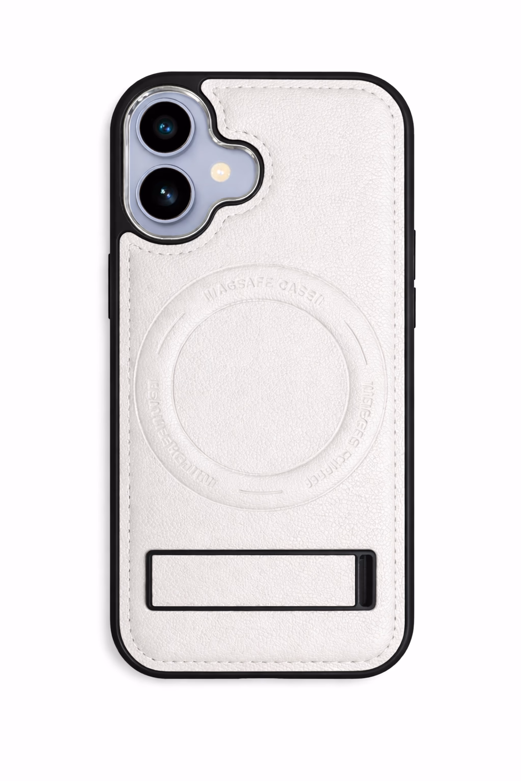 iPhone 17 - LeatherStand MagCase - White